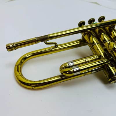 Vintage 1950's F.E. Olds Ambassador Fullerton California Brass Trumpet image 11