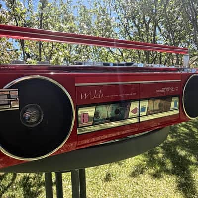 Sanyo wU4a Rare Vintage MINT Cassette Boombox Getto blaster JDM Warranty image 24