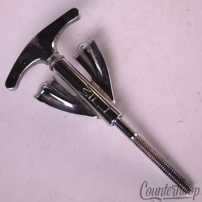 *Ludwig WFL Bass Drum Tension T-Rod+Claw 3 7/8"Chrome Vintage 50s Super Classic image 1