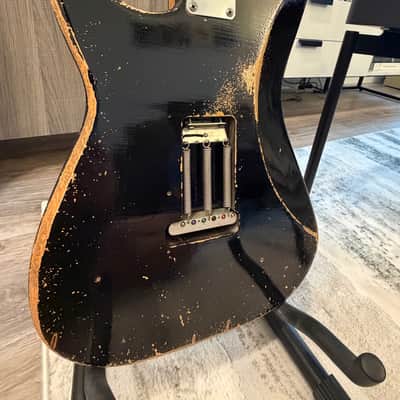 Nacho Guitars 60s Contour Body Black Super Heavy Aging image 5
