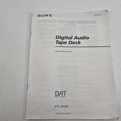 Sony DTC-ZA5ES  Digital Audio Tape Deck -  Fully Serviced - With German Manual image 5