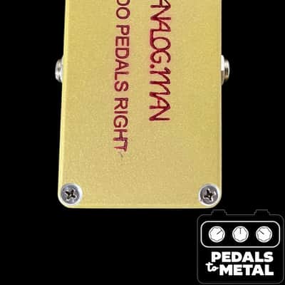 Analogman Sun Face GE Germanium Fuzz with Sun Dial Knob 2015 - 2021 - Gold X16798 image 10