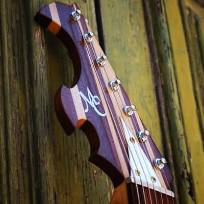 MC Guitars MC-72 | Multiscale | 7 stringer 2016 Natural Walnut image 6