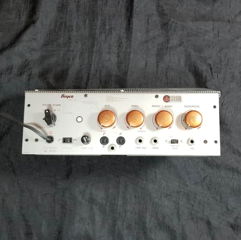 Bogen VP17X Tube Amp Head-1960's Vintage-Guitar Cab Mod-Excellent Fender Tones image 1