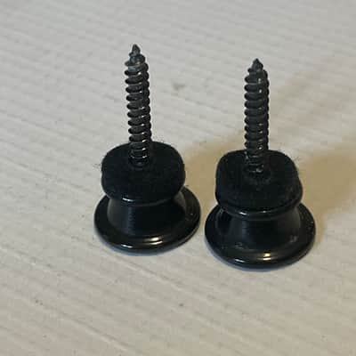 2000's Japan Jackson Dinky Guitar Factory Black Oversize Strap Buttons image 4