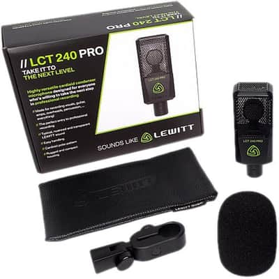 Lewitt LCT 240 PRO Condenser Microphone with Microphone Pop Filter and XLR Cable image 4