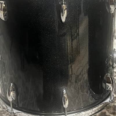 Custom Magnus Opus Drums 2026 - Midnight blue/black carbon fiber shells image 14