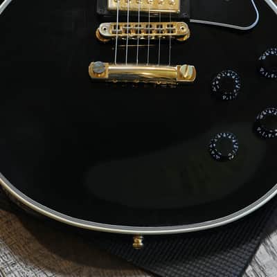 2016 Gibson Les Paul Custom Lite Electric Guitar Black Ebony + OHSC image 6