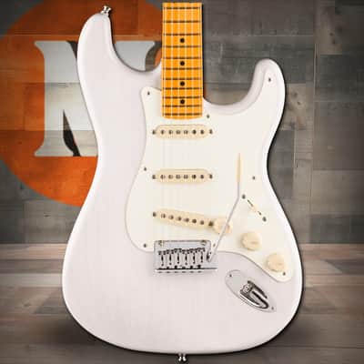 Fender American Ultra Luxe Vintage '50s Stratocaster Maple Fingerboard - White Blonde image 1
