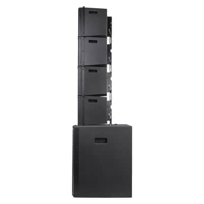 ZETHUS-M115SM3X4 | ZETHUS Series Line Array System with One 15" Subwoofer, Four Compact 6 x 3" Full-Range PA Speakers, Black image 3