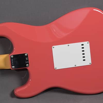 Fender Custom Shop Stratocaster 1959 TCP Vintage Custom Faded Aged Fiesta Red image 9