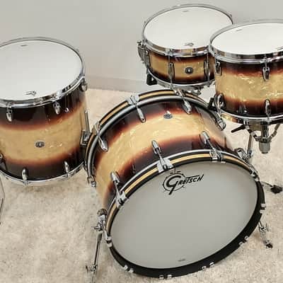 Gretsch 22/13/16/6.5x14" Brooklyn Drum Set - Exclusive Espresso Burst image 4