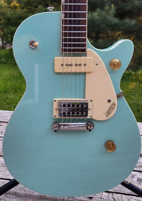 Gretsch G2215-P90 Streamliner Junior Jet Mint Metallic 2020 image 1