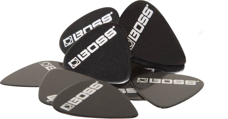 Boss Celluloid Black Picks - 72 Pack - Medium image 1