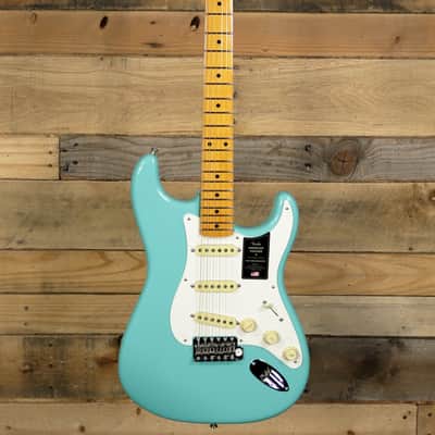 Fender American Vintage II 1957 Stratocaster Sea Foam Green w/ Case image 4