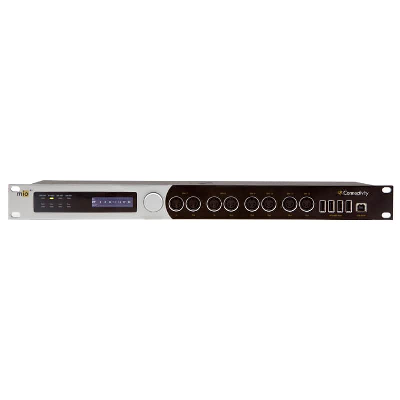 iConnectivity MioXL 8-in/12-out 5-Pin DIN-MIDI Desktop Audio Recording Interface image 1
