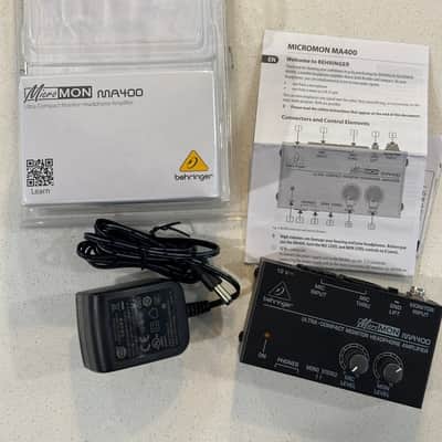 (3) Behringer Micromon MA400 Monitor Headphone Amplifiers image 2
