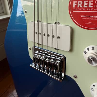 Squier Paranormal Jazzmaster XII 12-String Electric Guitar - Lake Placid Blue image 4
