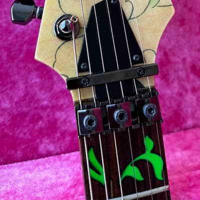 AUTOGRAPHED Ibanez JEM77-FP Steve Vai Signature 1988 - 2004 - Floral Pattern image 6