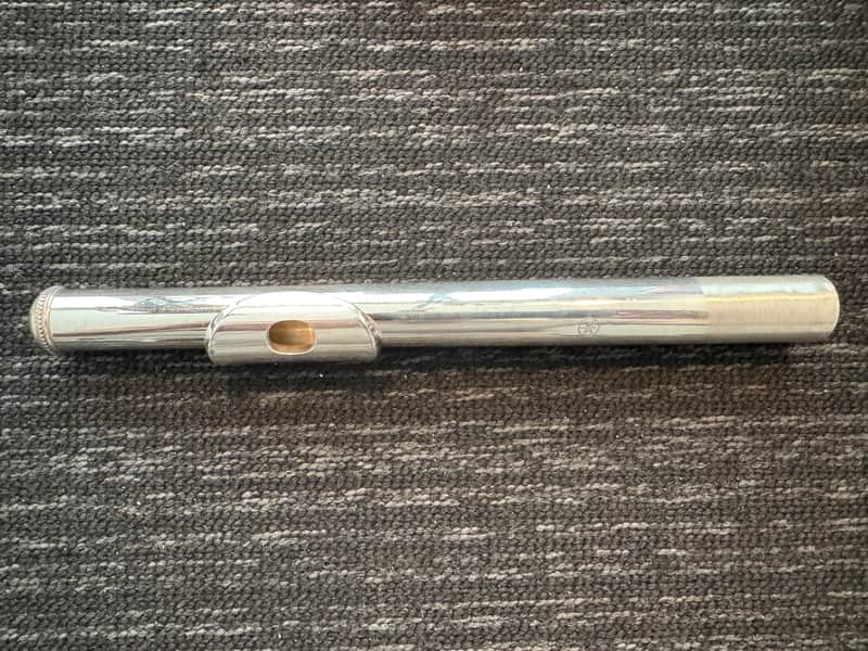 Yamaha CY flute head joint - 925 Silver image 1