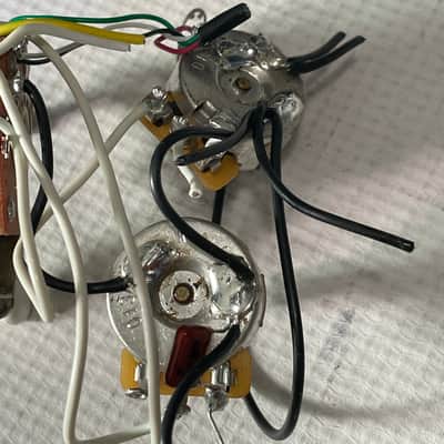 2010's MIM Fender Mexican Standard Stratocaster Guitar Factory Electronics Wiring Harness image 11