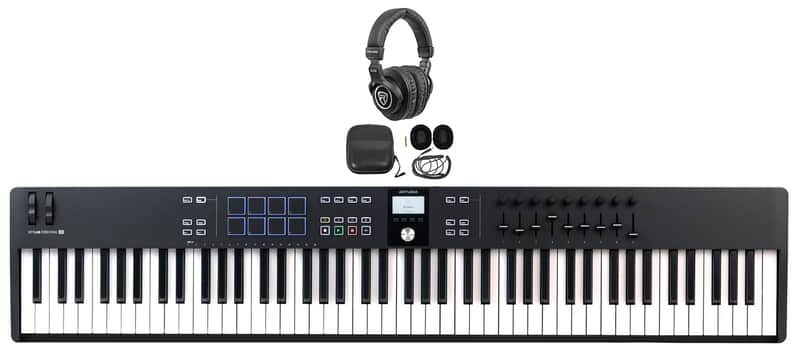 Arturia KEYLAB ESSENTIAL Mk3 88-Key USB Midi Keyboard Controller+Headphones image 1