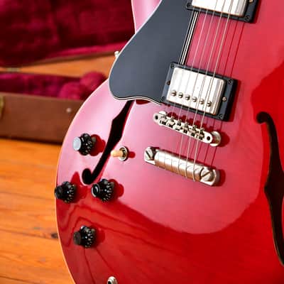 1998 Gibson ES-335 Dot Left-Handed - Cherry Red image 13