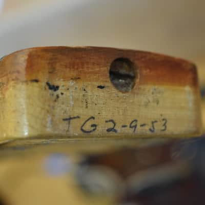 1953 Fender Precision Bass Pre-CBS Butterscotch Blonde w/HSC image 24
