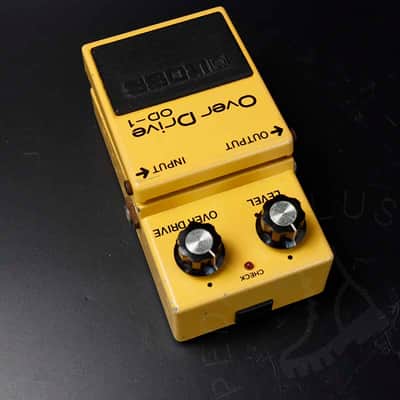 Boss OD-1 Over Drive (Black Label) 1977 - 1985 - Yellow image 3