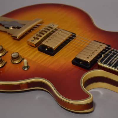 1974 Gibson L5-S Custom Cherry Sunburst Finish w/OHSC image 10