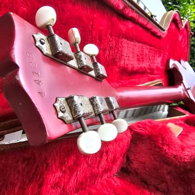 Vintage 1962 Gibson Les Paul (SG) Junior Player Oxblood Red P90 2.4KG Feather Light image 9
