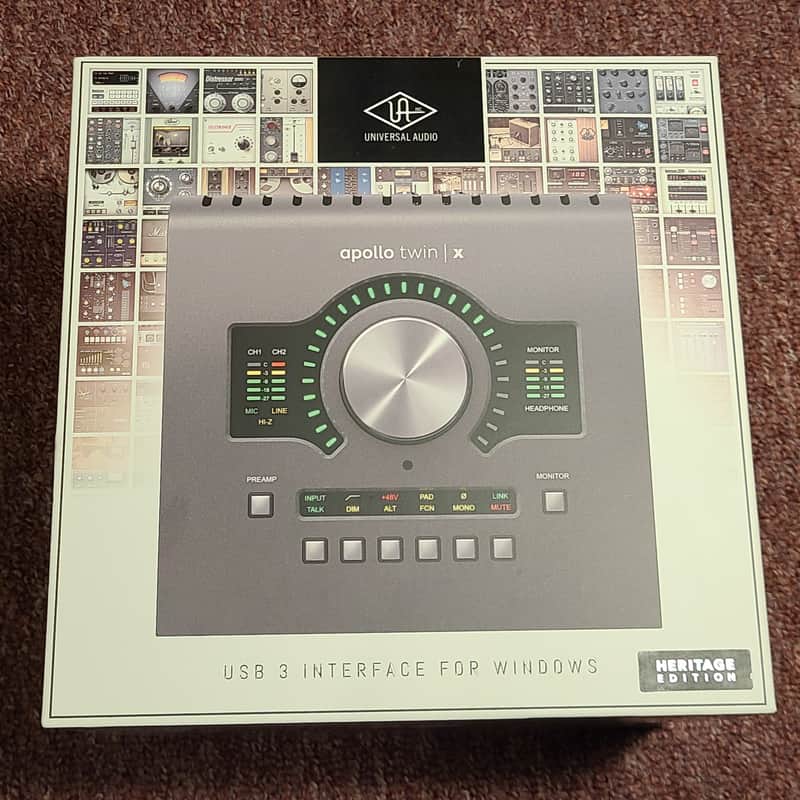 Universal Audio Apollo Twin X Duo Heritage Edition USB 3.0 Audio Interface 2023 - Present Gray image 1