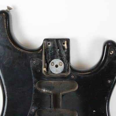 1979 Vintage Fender Stratocaster ~Killer RELIC~ Factory BLACK Ash BODY Strat USA 1970s CBS Era image 2