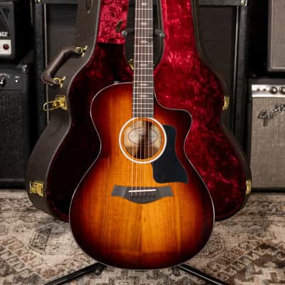 Taylor 222ce-K DLX Grand Concert Hawaiian Koa Acoustic/Electric Guitar - Shaded Edge Burst with Hardshell Case image 17