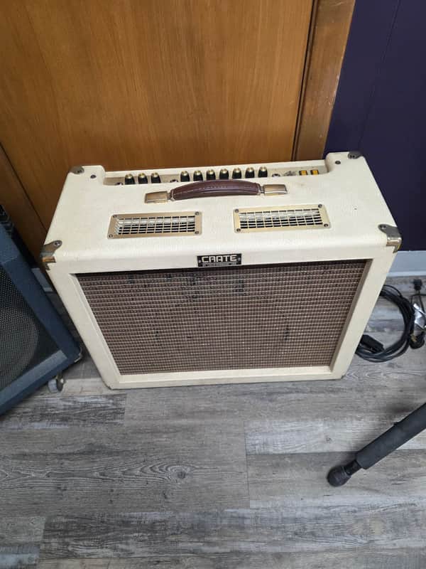 Crate Vintage Club 30 Model VC3112 30-Watt 1x12" Tube Guitar Combo 1990s - Blonde image 1