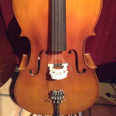 5 Strings Cello Electric 2014 Natural French violin finish image 3