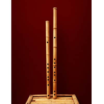 Authentic Vietnamese Bamboo Flute – Handcrafted Masterpiece | Yellow Bamboo | Professional Sound Quality | Key Options: C, A, Bb,B, G (Lowest Note) image 1