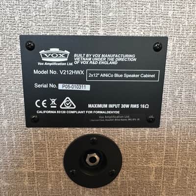 Vox V212HWX Hand-Wired 2x12 Cabinet (Fawn) w/ Celestion Alnico Blues - Barely Played / Not Broken In! image 4