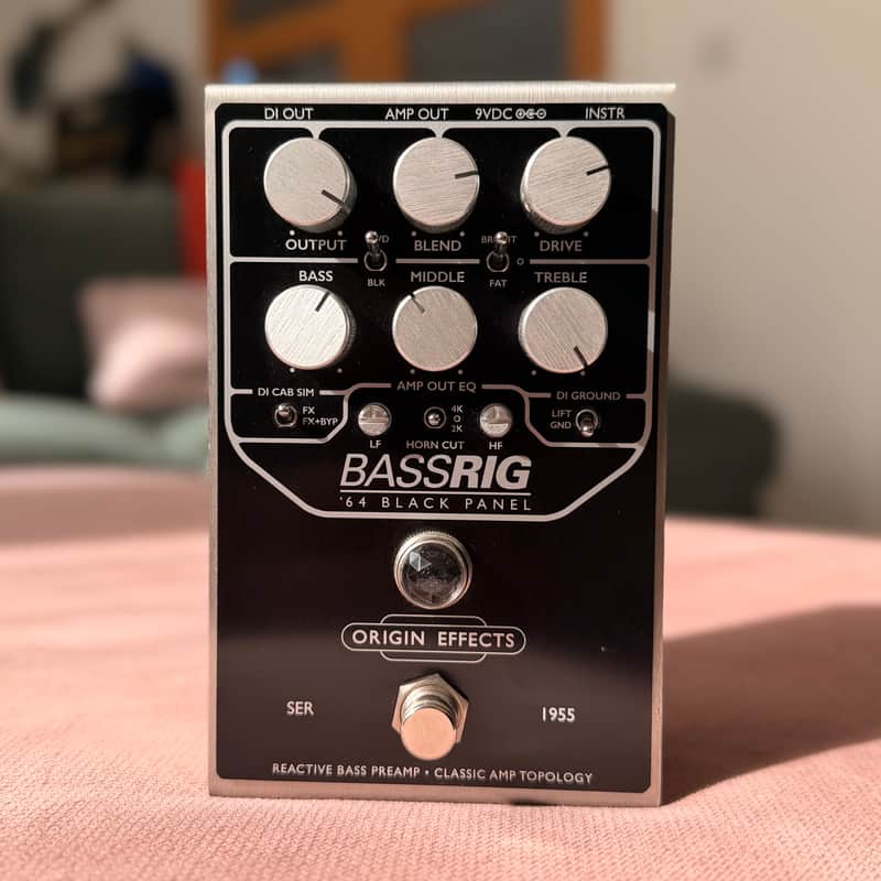 Origin Effects BASSRIG '64 Black Panel
