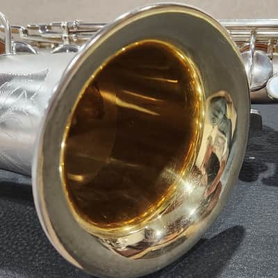 Mint condition C.G. Conn New Wonder II C-Melody Saxophone 1926 - Satin Silver Plate image 12