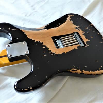 DY Guitars Eric Clapton Blackie tribute relic strat body PRE-BUILD ORDER image 9