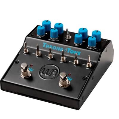 Warm Audio Warm Audio WA-TOT Throne Of Tone Dual-Sided British-Amp-Inspired Overdrive Effects Pedal  NEW - Black and Blue image 2
