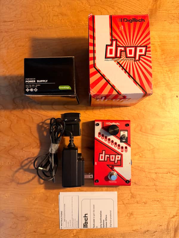 DigiTech Drop Compact Polyphonic Pitch-Shifter 2010s - Red image 1