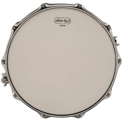 Ludwig LB400BT Supraphonic Chrome-Over-Brass Snare Drum w/ Tube Lugs, 5" x 14" image 4