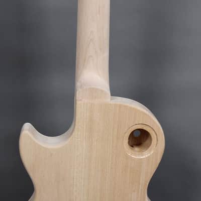 Unbranded Single Cut  Electric Guitar DIY Kit Natural Unfinished image 10