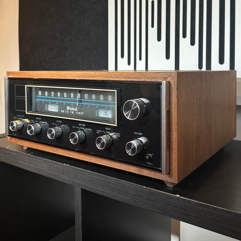 McIntosh MR78 Stereo Solid State Tuner 1972 - 1984 - Black image 1