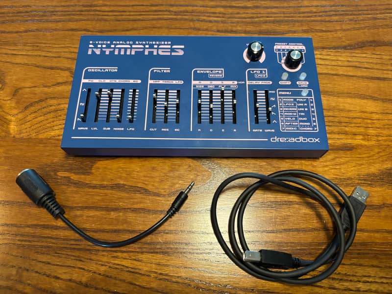 Dreadbox Nymphes 6-voice Desktop Analog Synthesizer 2021 - Present - Blue image 1