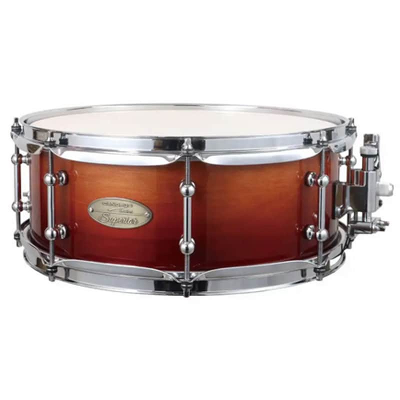 Canopus Session Superior 5.5x14 Snare Drum - Russet Brown Fade Lacquer image 1