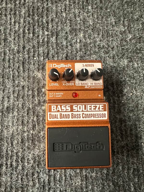 DigiTech X-Series Bass Squeeze Compressor/Sustain 2010s - Copper image 1