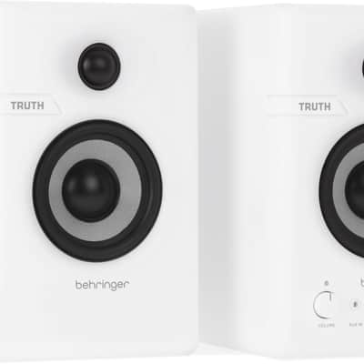 Behringer Truth 3.5-inch Powered Studio Monitors with Bluetooth - White